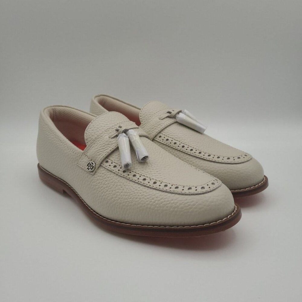 G/Fore Women's Size 8.5 Tassel Loafer Brown Golf Shoe Sneaker G4LS23EF16 - Picture 2 of 9
